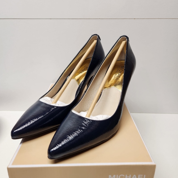Michael kors flex mid pump Navy color patent Leather - Picture 3 of 14